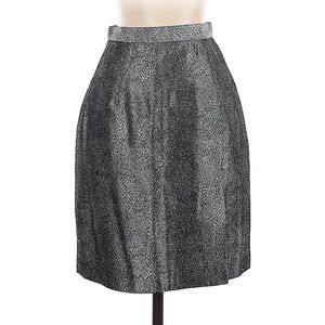 Barami Couture vintage faux snakeskin metallic pencil skirt, NWT, size 2